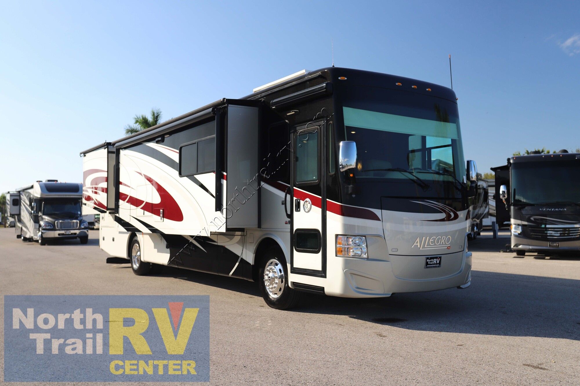 Used 2017 Tiffin Motor Homes Allegro Red 37PA Class A  For Sale