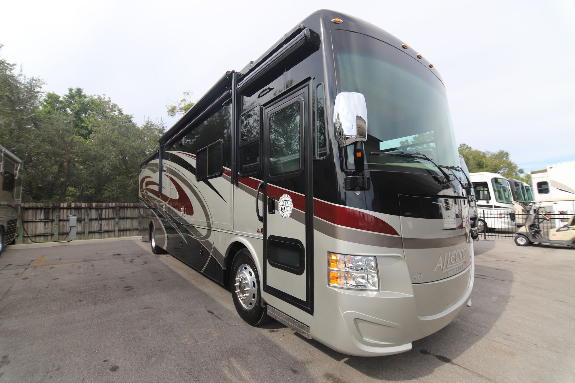 Used 2016 Tiffin Motor Homes Allegro Red 38QRA Class A  For Sale