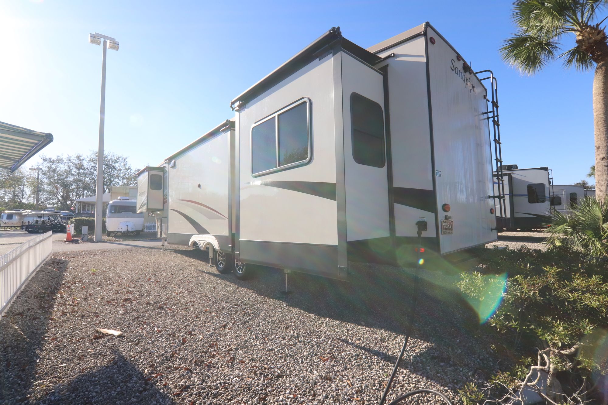 Used 2017 Forest River Sandpiper 369KBAR Fifth Wheel  For Sale