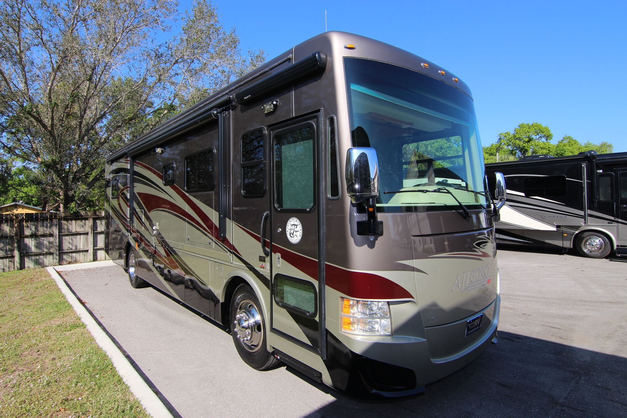 Used 2013 Tiffin Motor Homes Allegro Red 34QFA Class A  For Sale