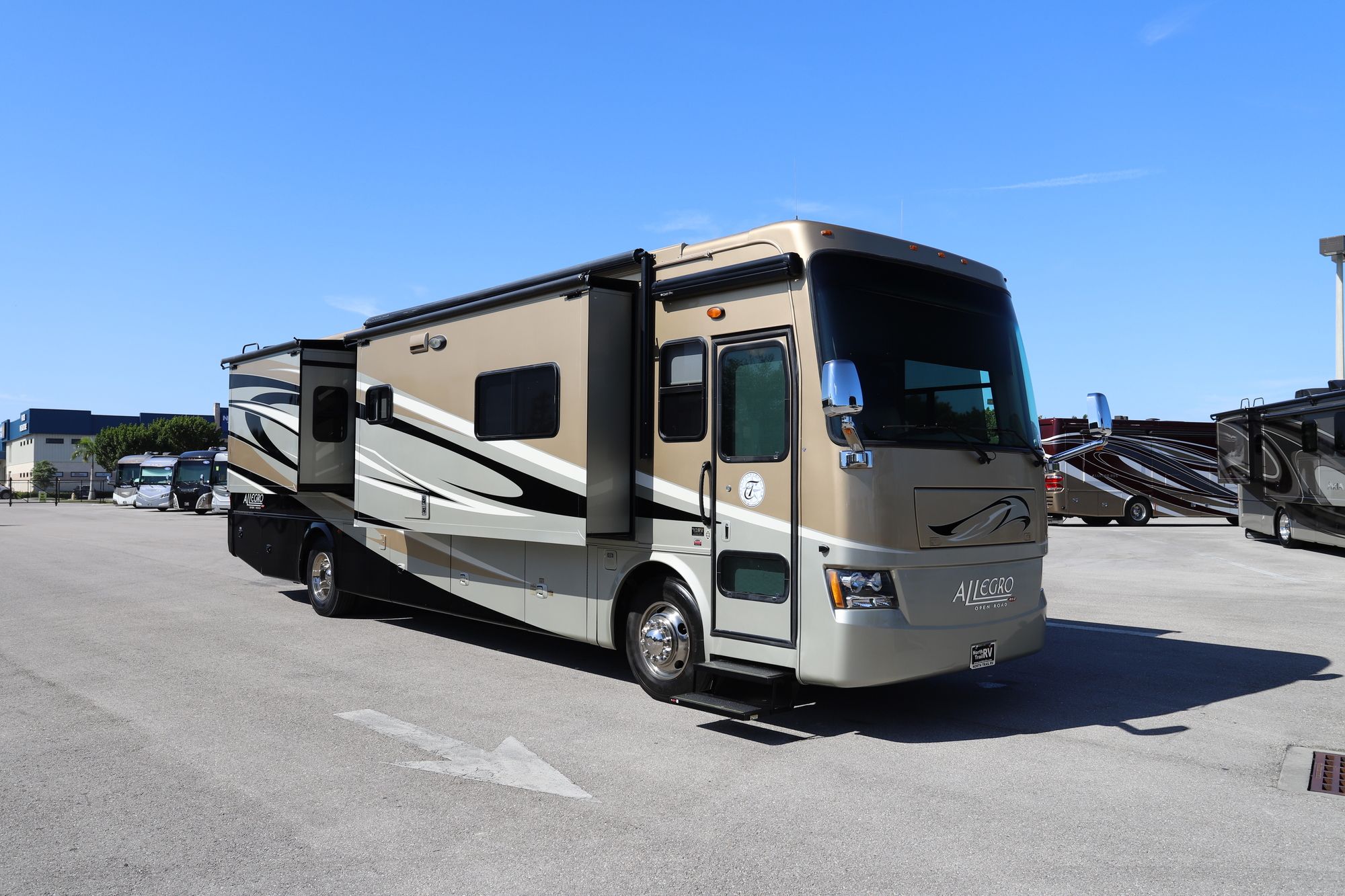 Used 2012 Tiffin Motor Homes Allegro Red 38QRA Class A  For Sale