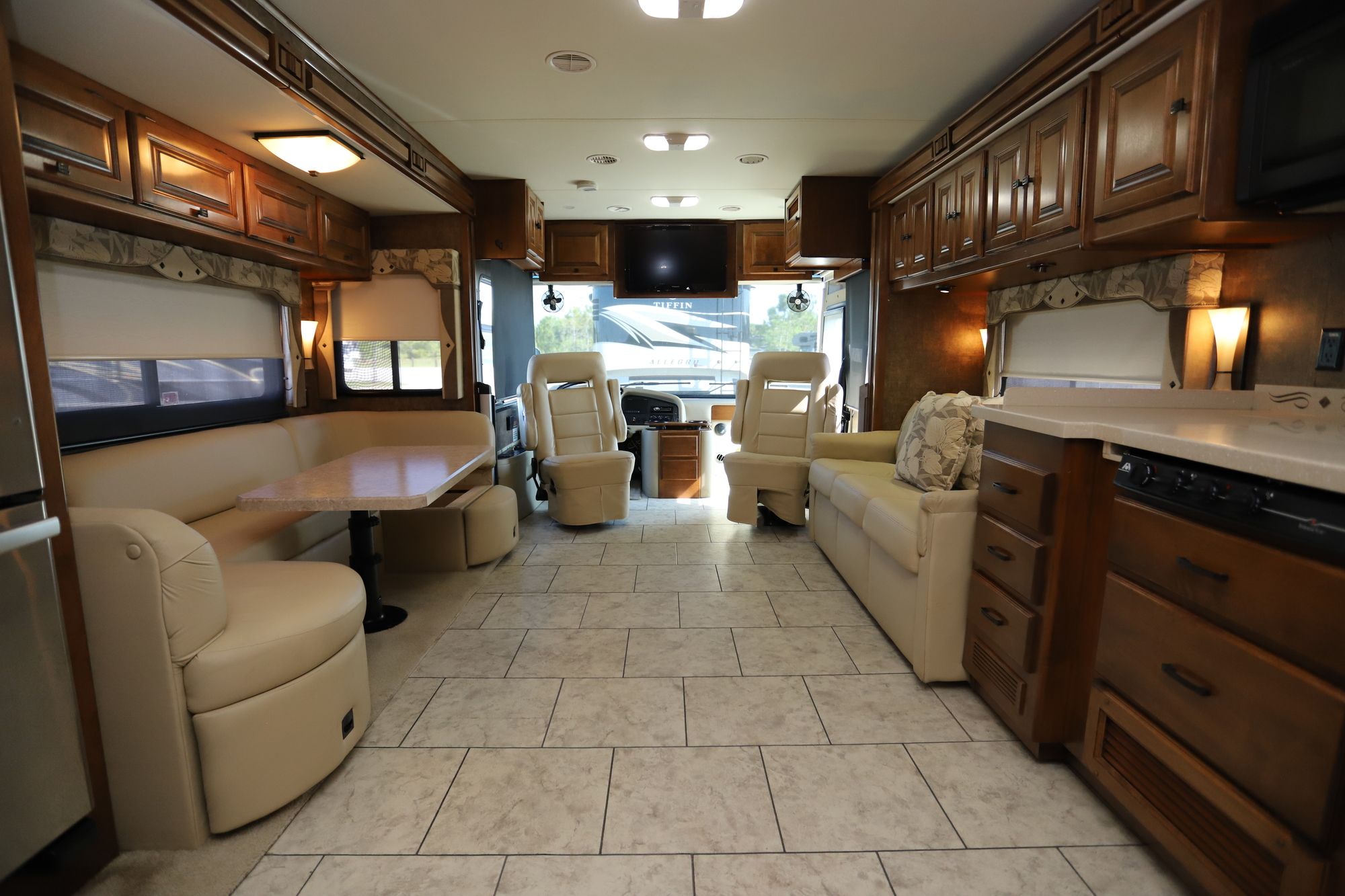 Used 2012 Tiffin Motor Homes Allegro Red 38QRA Class A  For Sale