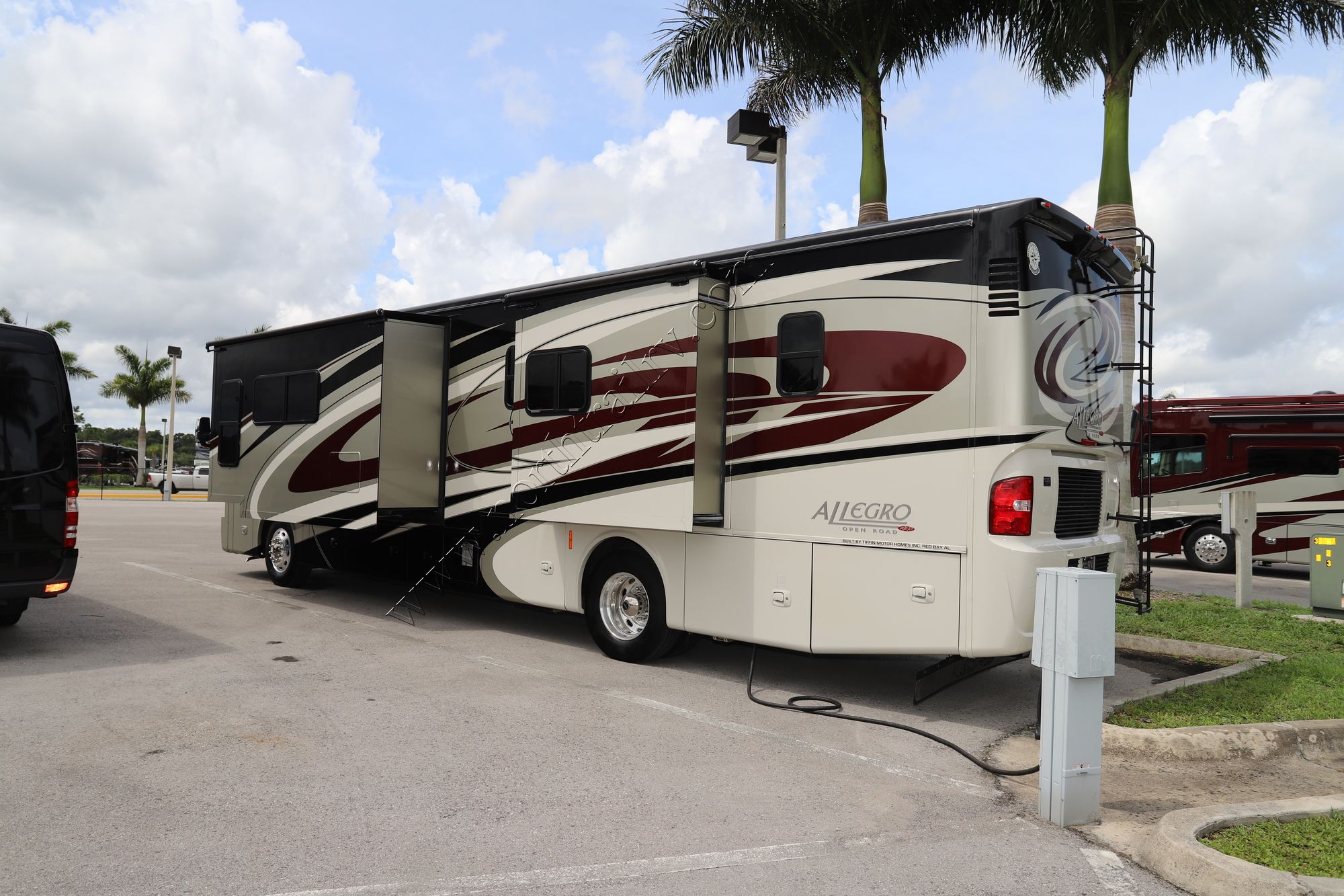 Used 2015 Tiffin Motor Homes Allegro Red 38QRA Class A  For Sale