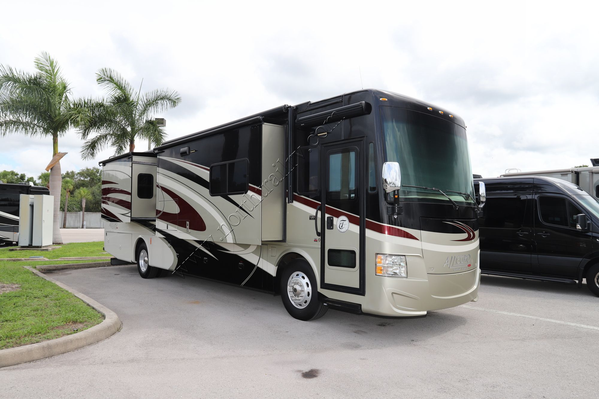 Used 2015 Tiffin Motor Homes Allegro Red 38QRA Class A  For Sale