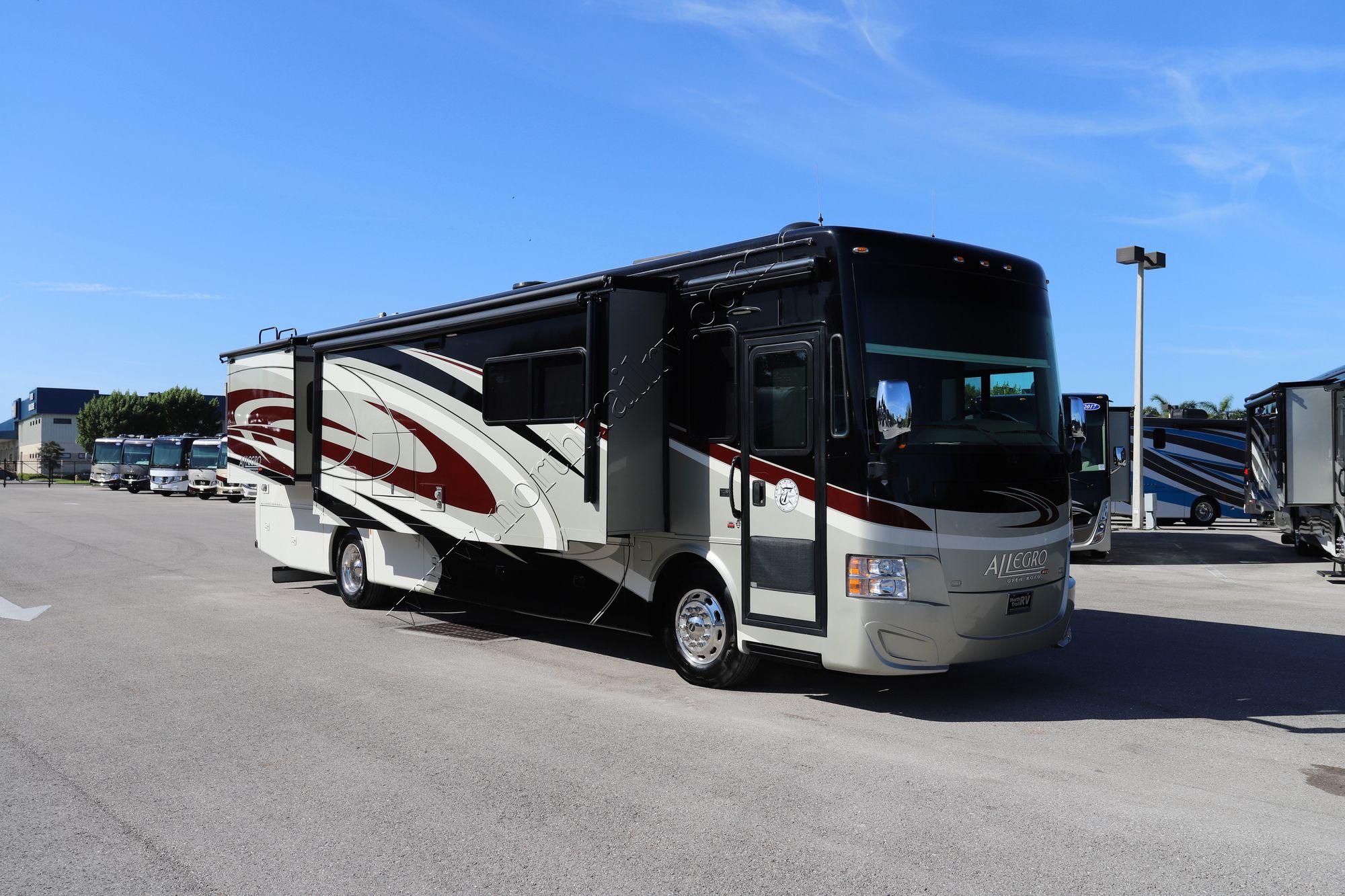 Used 2015 Tiffin Motor Homes Allegro Red 37PA Class A  For Sale