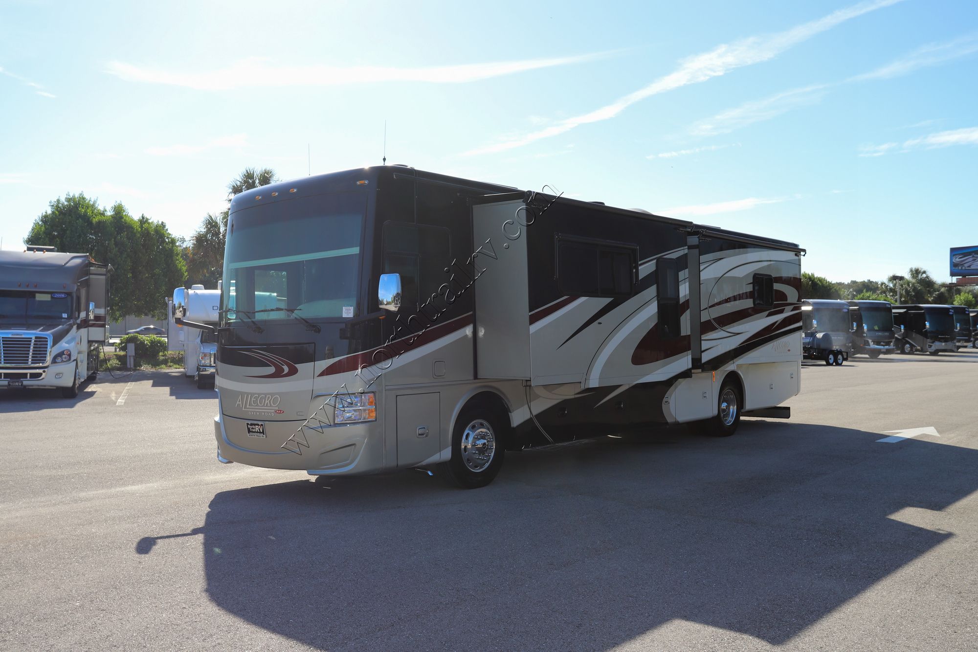 Used 2015 Tiffin Motor Homes Allegro Red 37PA Class A  For Sale