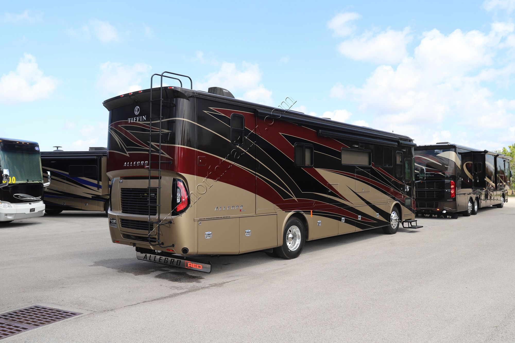 Used 2021 Tiffin Motor Homes Allegro Red 37BA Class A  For Sale