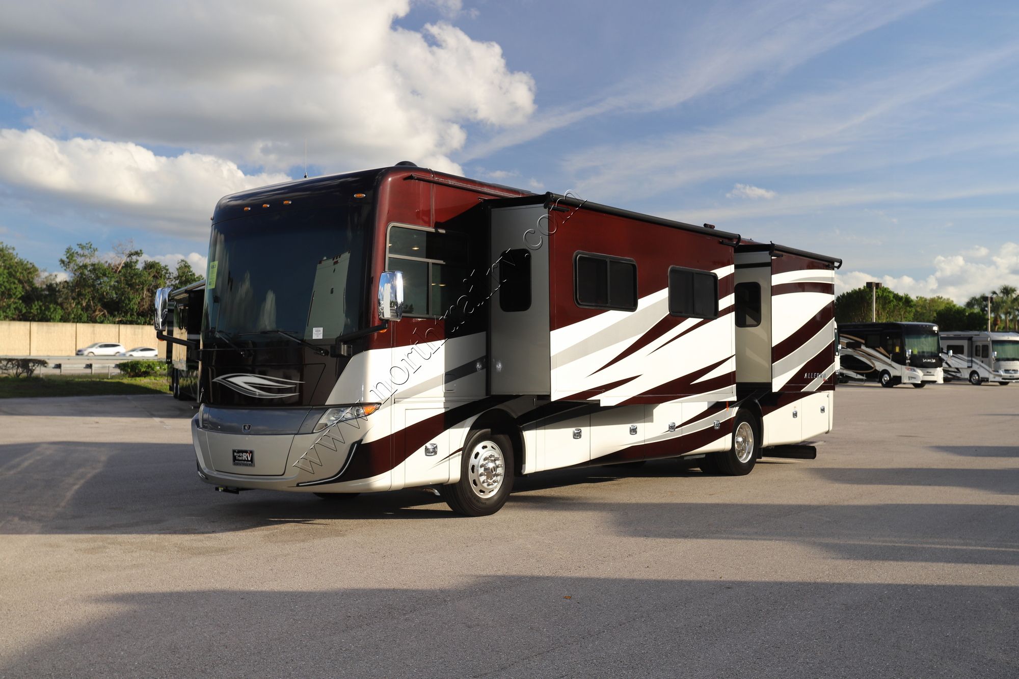 Used 2018 Tiffin Motor Homes Allegro Red 37BA Class A  For Sale