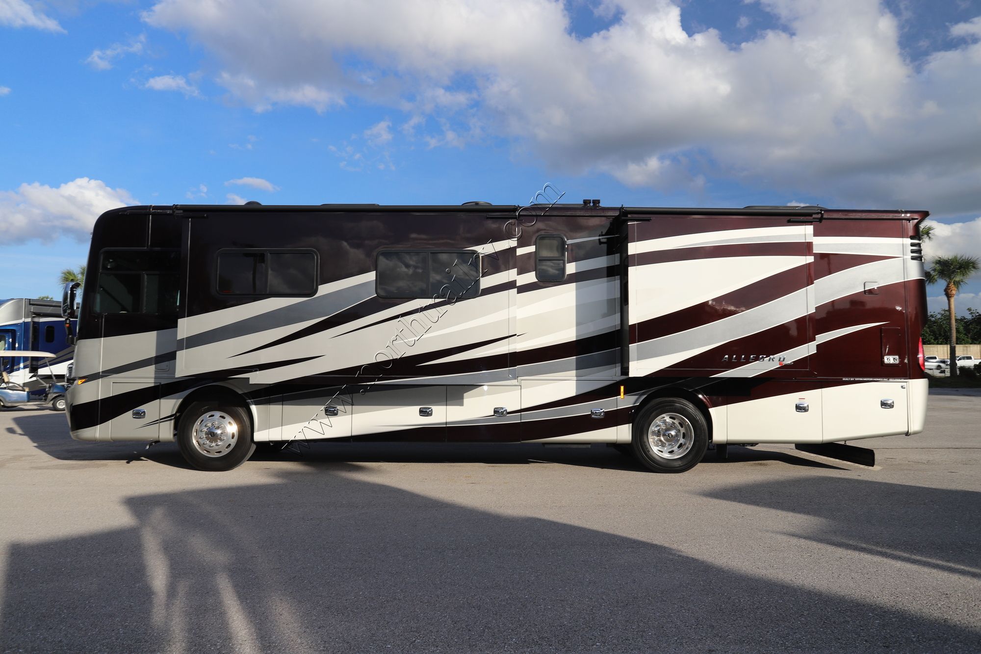 Used 2018 Tiffin Motor Homes Allegro Red 37BA Class A  For Sale