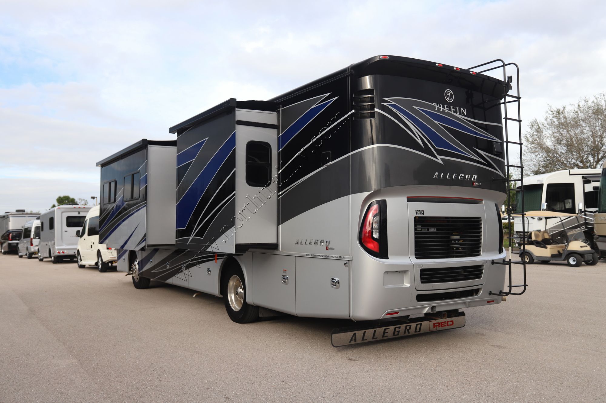 Used 2021 Tiffin Motor Homes Allegro Red 37BA Class A  For Sale