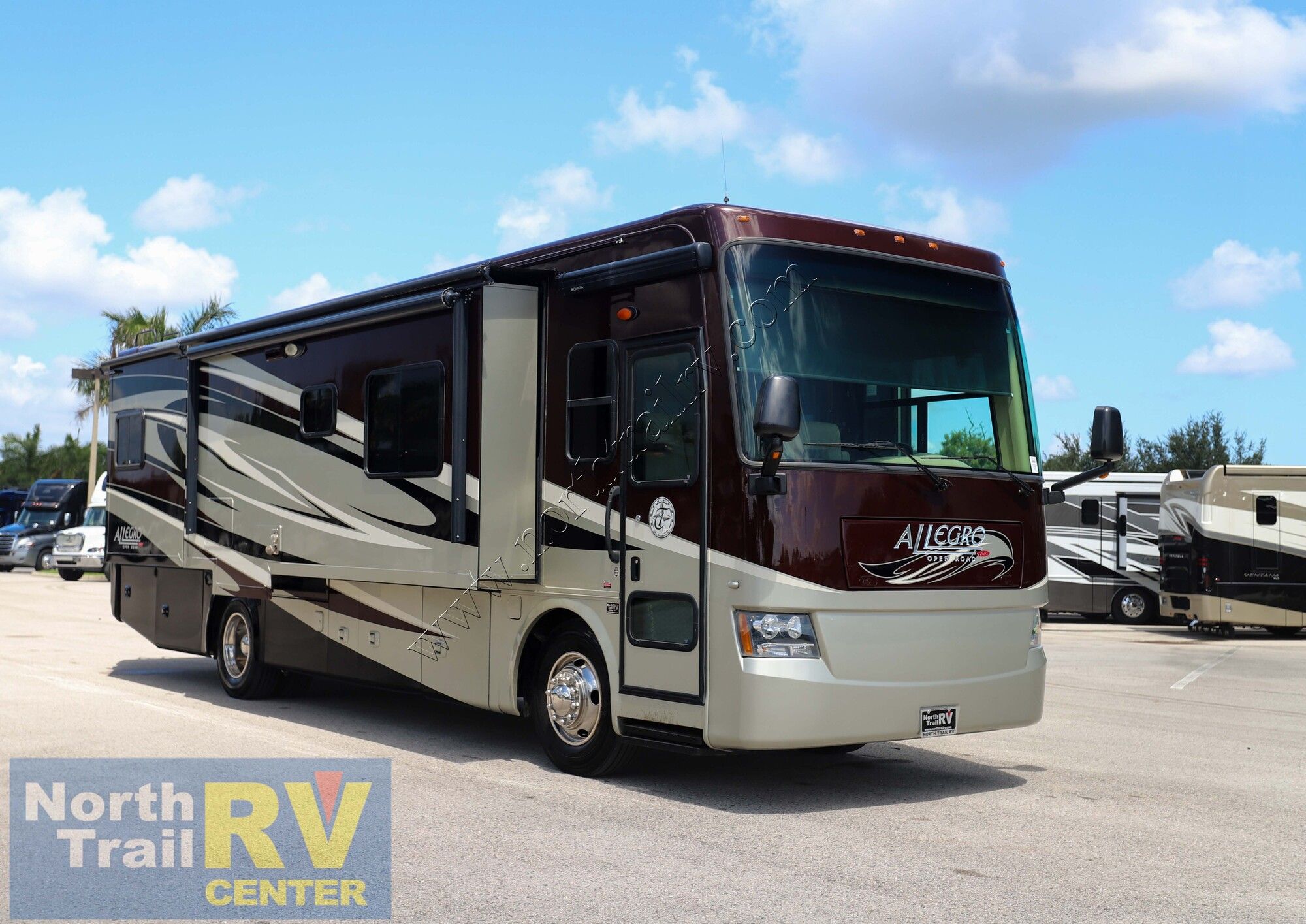 Used 2012 Tiffin Motor Homes Allegro Red 34QFA Class A  For Sale