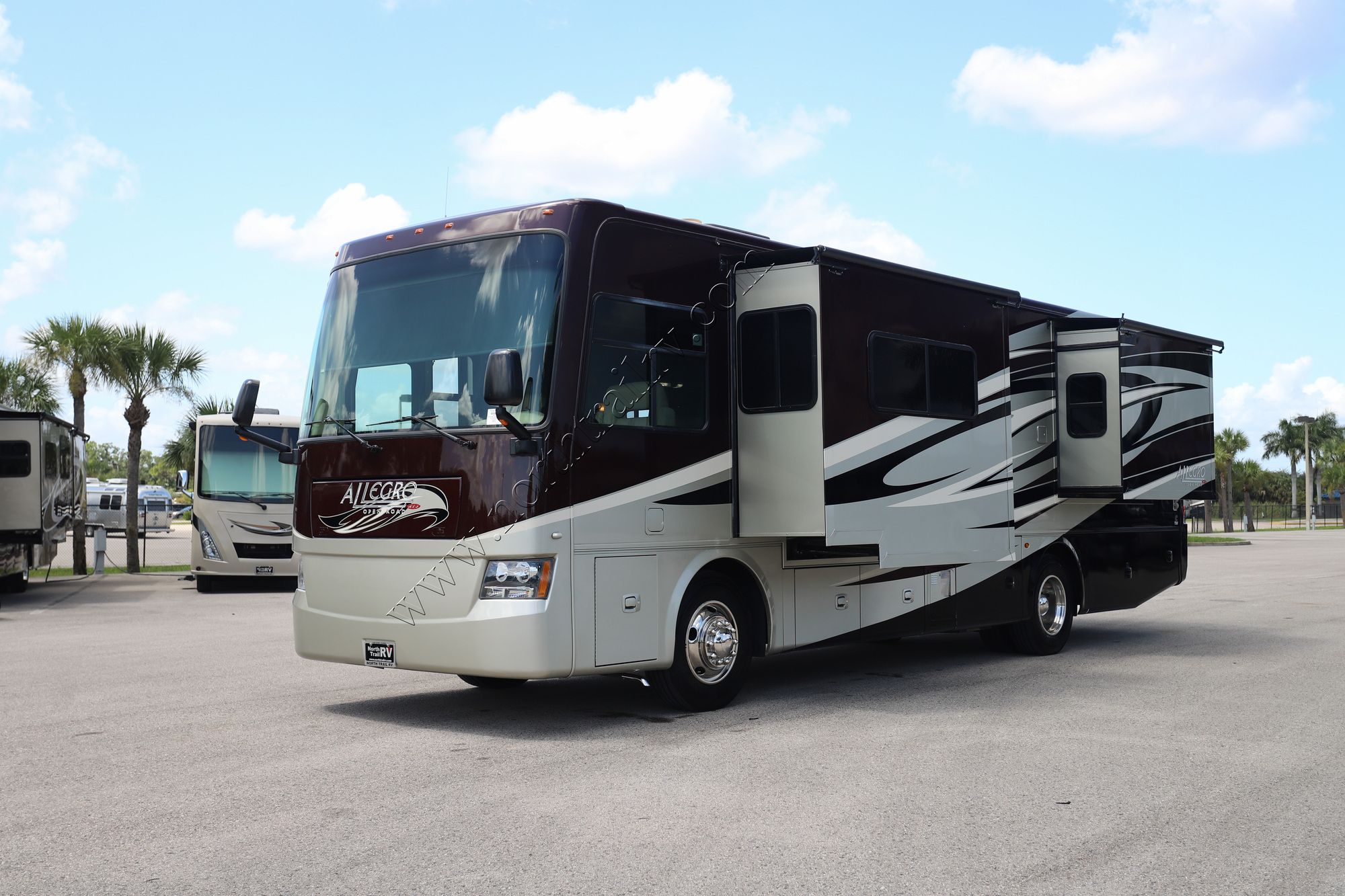 Used 2012 Tiffin Motor Homes Allegro Red 34QFA Class A  For Sale