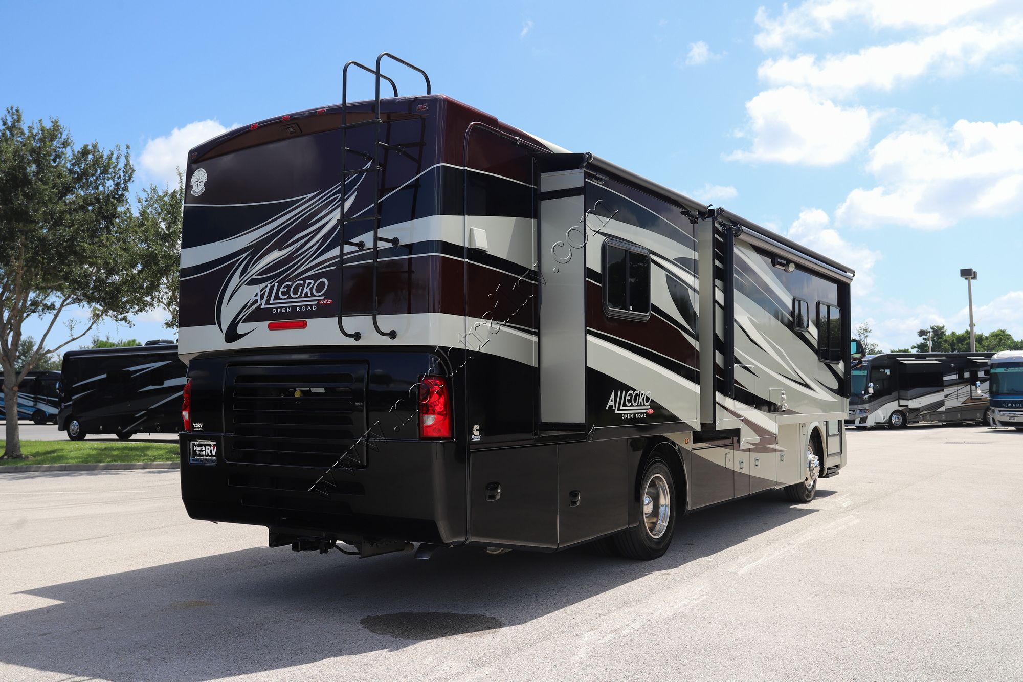 Used 2012 Tiffin Motor Homes Allegro Red 34QFA Class A  For Sale