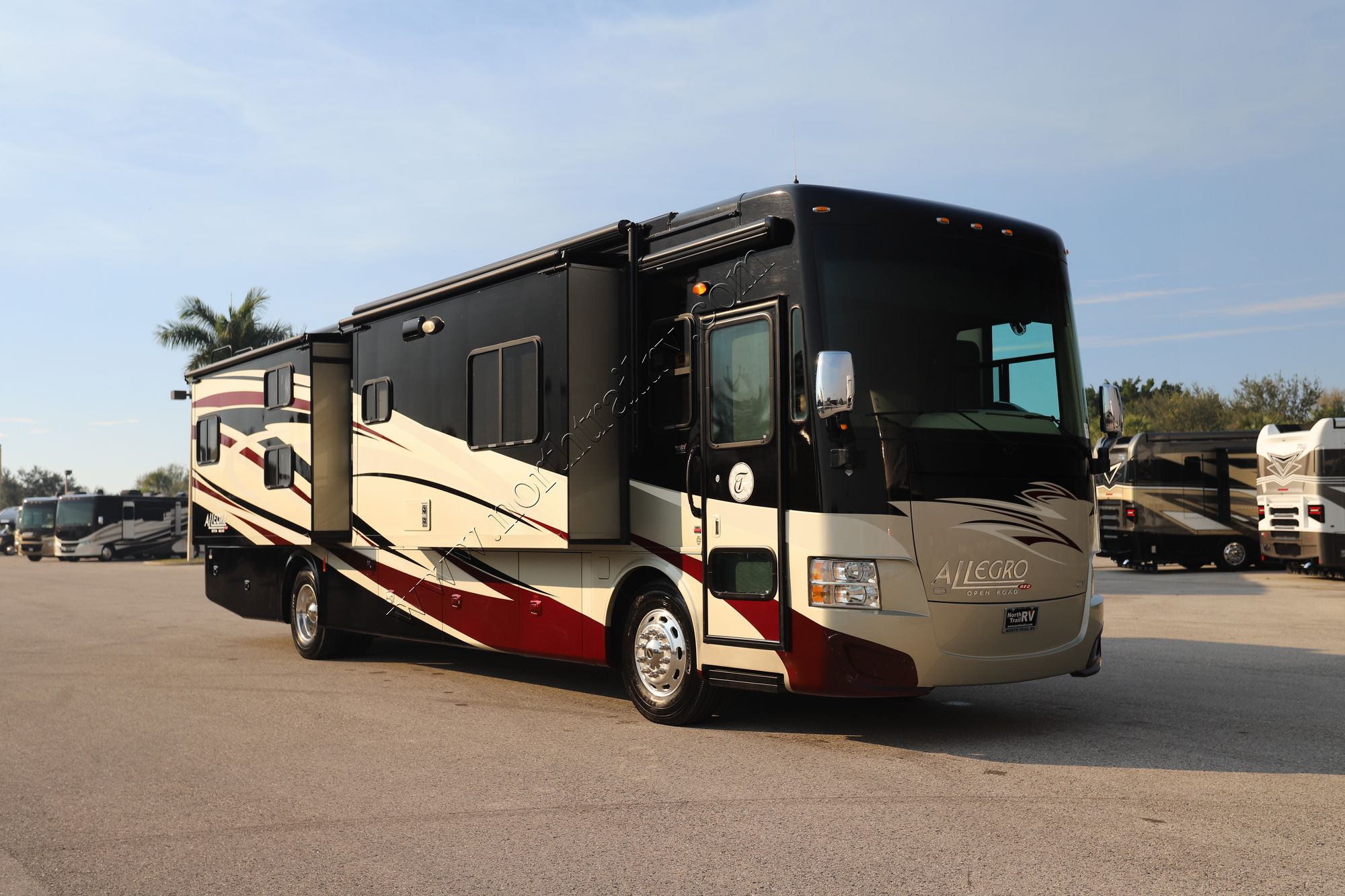 Used 2014 Tiffin Motor Homes Allegro Red 38QBA Class A  For Sale