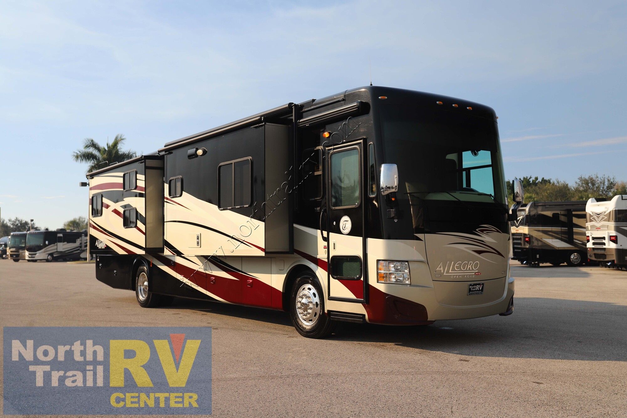 Used 2014 Tiffin Motor Homes Allegro Red 38QBA Class A  For Sale